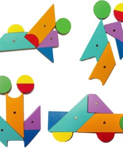 Alternative view of Carte magnetica, tangram cu 96 modele, 3 ani