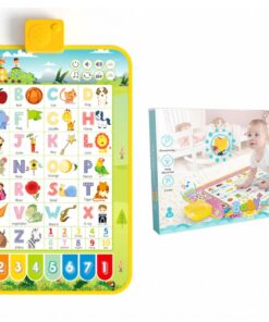 Covoras muzical, Pian si alfabet, 3 ani, Verde