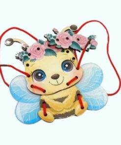 Joc de șnuruit, Albina, 3 ani, 14 cm