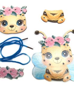 Alternative view of Joc de șnuruit, Albina, 3 ani, 14 cm