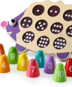 Joc de tip Montessori pentru invatarea cifrelor, 3 ani