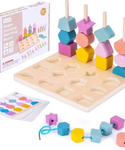 Joc sortare 3 in 1, insiruire, Margele Montessori, 3 ani