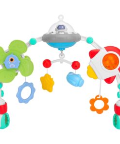 Jucarie bebe pentru carut si patut, Arcada ajustabila si pliabila, 0 luni+