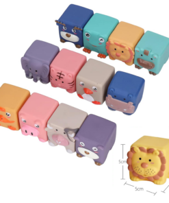 Alternative view of Jucarie educativa bebe, set 12 cuburi moi, 6 luni+