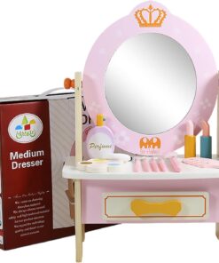 Alternative view of Jucarie educativa din lemn, Masuta de machiaj cu oglinda, 3 ani