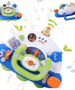 Jucarie interactiva 10 in 1, pentru bebelusi, Volan