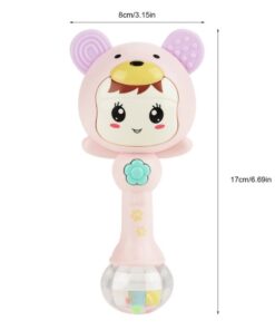 Alternative view of Jucarie interactiva pentru bebelusi, Zornăitoare, 12 luni+, Roz