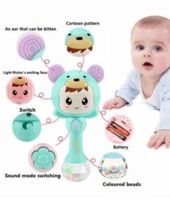 Alternative view of Jucarie interactiva pentru bebelusi, Zornăitoare, 12 luni+,Verde