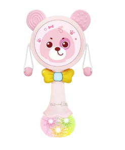 Jucarie interactiva pentru bebelusi,Zornăitoare, 12 luni+, Roz