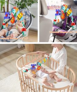 Alternative view of Jucarie interactiva pentru carut si patut, Arcada ajustabila si pliabila, 0 luni+