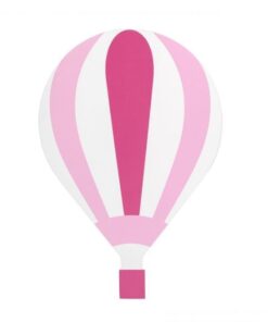 Alternative view of Lampa de veghe din lemn, pentru perete cu led, Balon roz