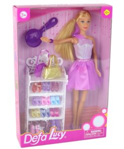 Alternative view of Păpușă Defa Lucy Fashion Girl cu 18 accesorii, 30 cm, 3 ani+