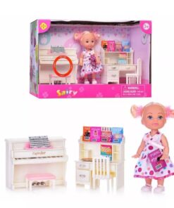 Păpușă cu accesorii si mobila, Defa Lucy, 3 ani+