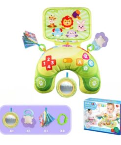 Perna burtica cu activitati pentru bebelusi, 0 luni+, Verde