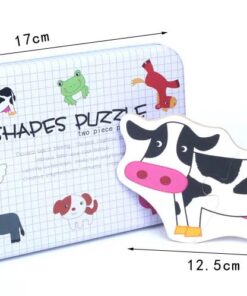 Alternative view of Puzzle duo animale domestice, 13 modele, 2 piese