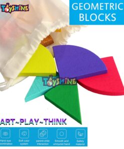 Alternative view of Puzzle forme geometrice, tip tangram, 3 ani+