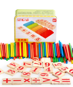 Joc educativ - Matematica si betisoare, 3 ani