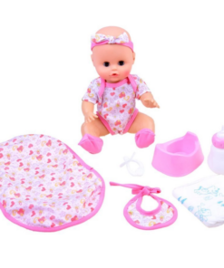 Alternative view of Bebeluș interactiv, care bea și face la oliță cu sunete, 30 cm, 18 luni+