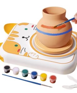 Alternative view of Set creativ de pictura si modelaj - Joc olarit Pet Pottery Machine, 3 ani