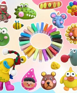 Alternative view of Set plastilina inteligenta Polimer Clay - 32 culori