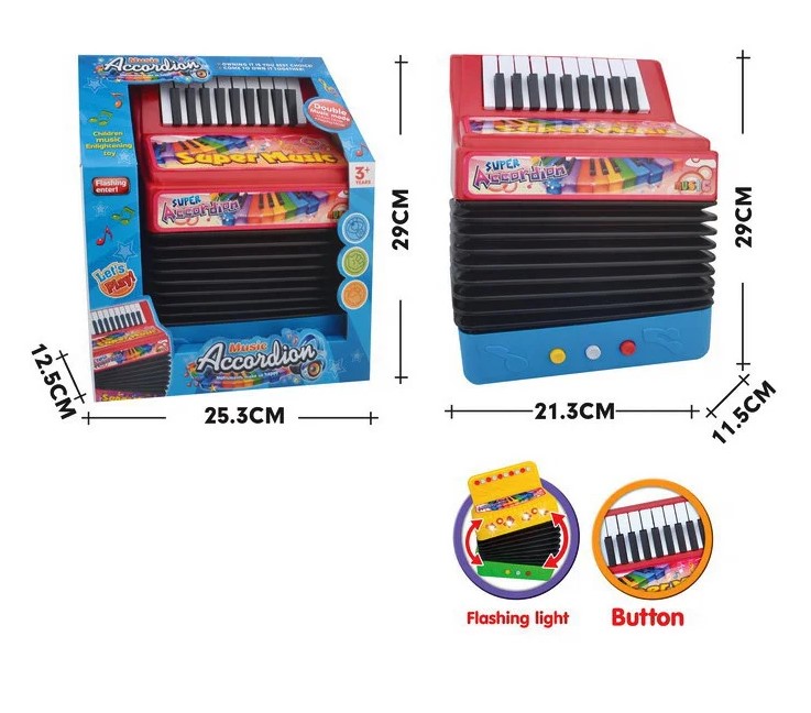 Acordeon muzical electric pentru copii, Super Music, 3 ani+ - imagine 2