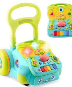 Antepremergator 2 in 1, cu sunete si activitati educative, 12 luni+, Albastru