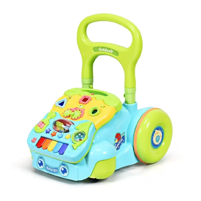 Antepremergator 2 in 1, cu sunete si activitati educative, 12 luni+, Albastru - imagine 7