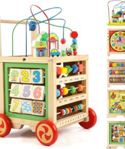 Antepremergator din lemn - centru educativ cu 6 activitati