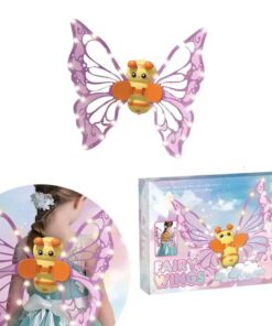 Aripi de zana cu lumini, Fairy Wings, Albinuta, 3 ani+