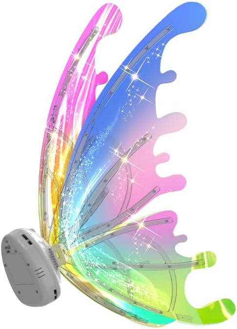 Aripi de zana electrice, cu lumini, Fairy Wings, 3 ani+ - imagine 2
