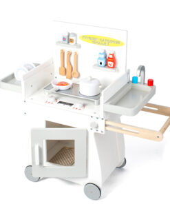 Bucatarie din lemn 2 in 1, 77x 72 cm, 3 ani