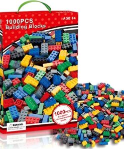 Cuburi de construit tip lego 1000 Piese, mici, 6 ani+