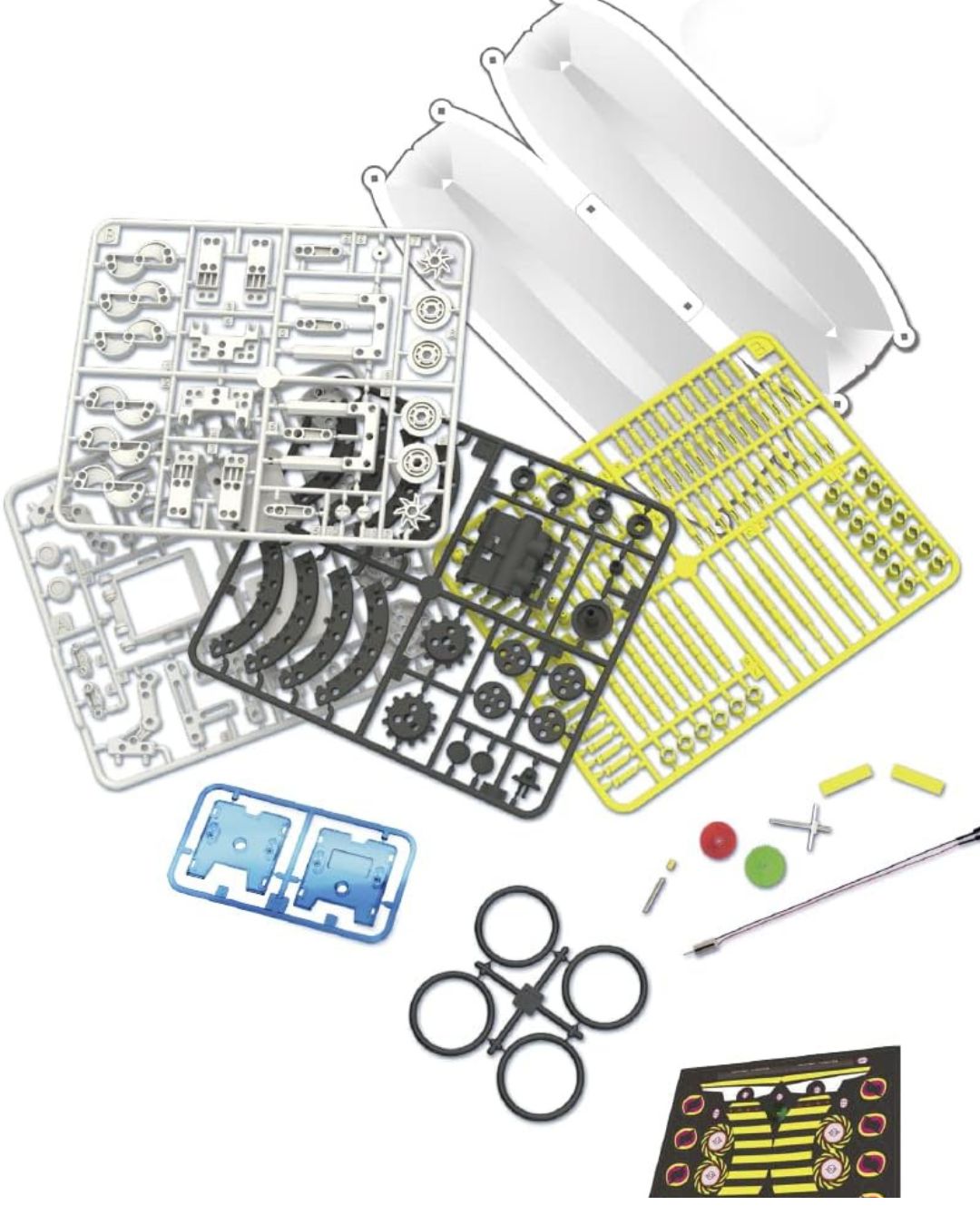 Set construcție STEM 14 in 1 cu alimentare solara - roboti educativi, 8 ani+ - imagine 4