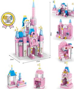 Alternative view of Joc de constructie cu 1000 piese, tip LEGO, Castel 6 in 1, 6 ani+