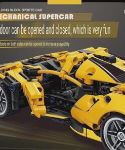 Alternative view of Joc de constructie cu 422 piese, tip LEGO, Supercar, 6 ani+
