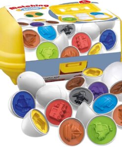 Joc de potrivire cu mijloace de transport,  6 Oua educationale, 3 ani