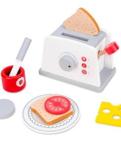 Joc de rol, Toaster din lemn cu accesorii, 3 ani