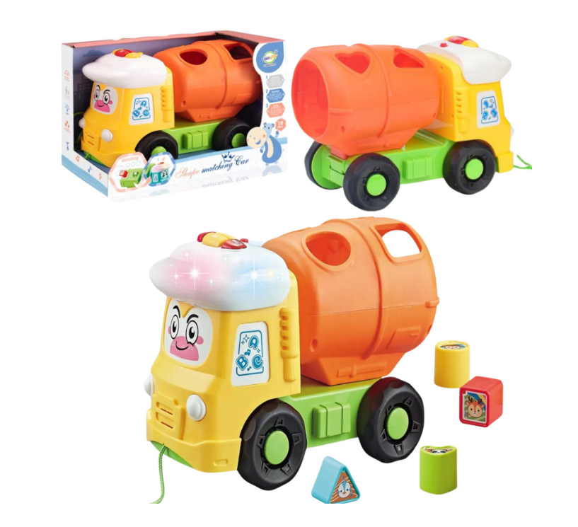 Jucarie interactiva de tras, cu forme, lumini și sunete, Basculanta, 18 luni+ - imagine 3