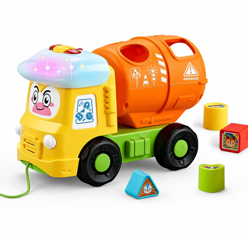 Jucarie interactiva de tras, cu forme, lumini și sunete, Basculanta, 18 luni+ - imagine 2