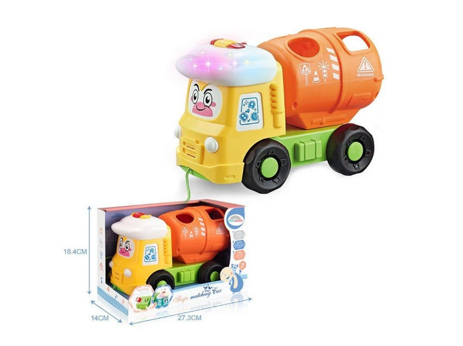 Jucarie interactiva de tras, cu forme, lumini și sunete, Basculanta, 18 luni+ - imagine 5