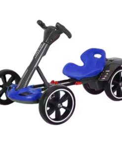 Alternative view of Kart electric de drift, pliabil, cu baterie de 12V, 2 MOTOARE, Bluetooth integrat, si telecomanda, 3 Ani+, Albastru