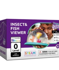 Alternative view of Kit educativ de observare insecte si pesti, pentru copii – Cupolă STEM cu lupă, 3 ani+