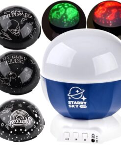 Lampa de veghe pentru bebelusi cu proiectie si muzica,incarcare USB, 0 luni+