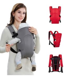 Alternative view of Marsupiu ergonomic pentru bebe, Gri