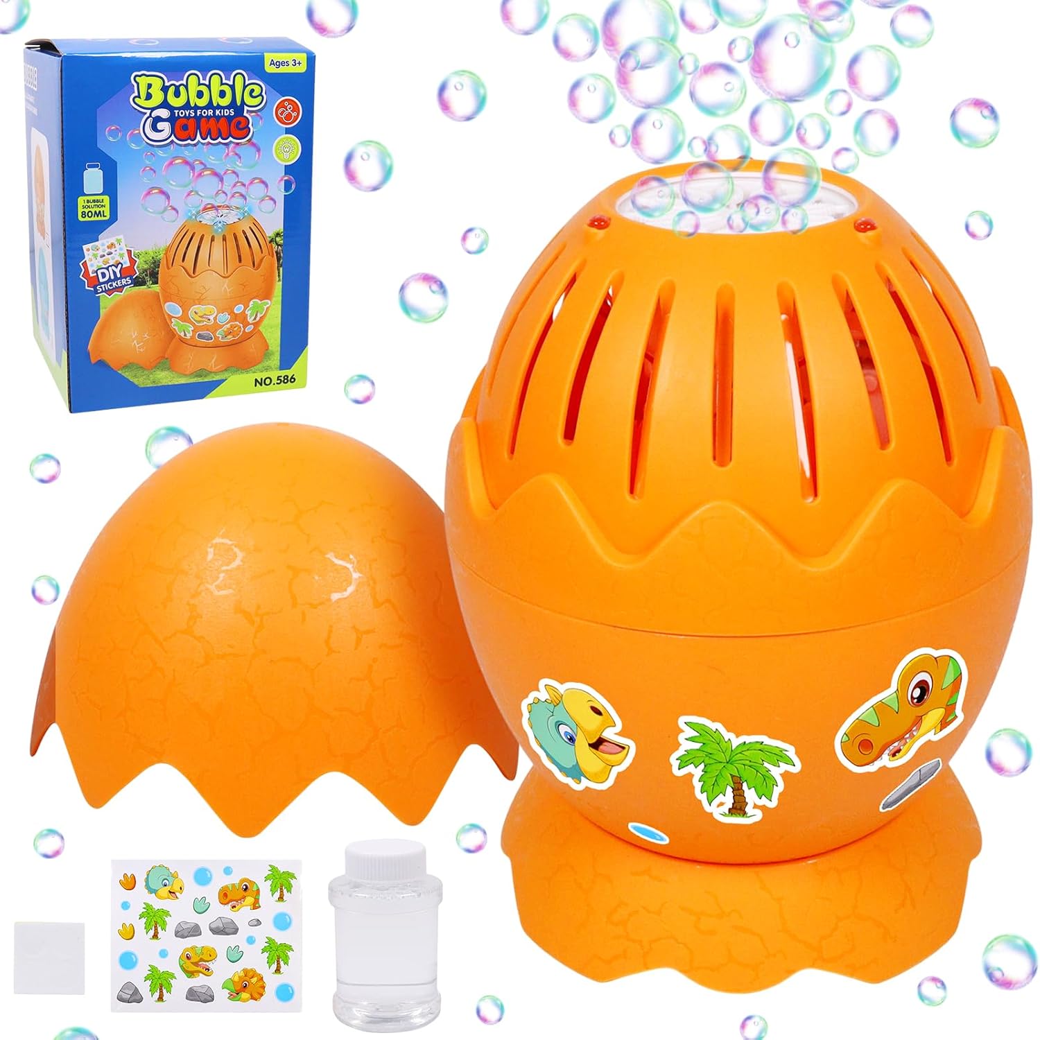 Masina automata de facut baloane de sapun, Dino Bubble MACHINE, 3 ani+ - imagine 2