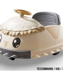 Masinuta Electrica cu telecomanda, cu 3 Roti, 6V, 1-3 ani, rotire 360 grade