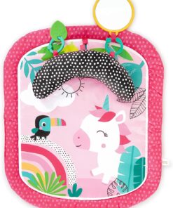 Perna burtica cu activitati pentru bebelusi, Roz, 0 luni+