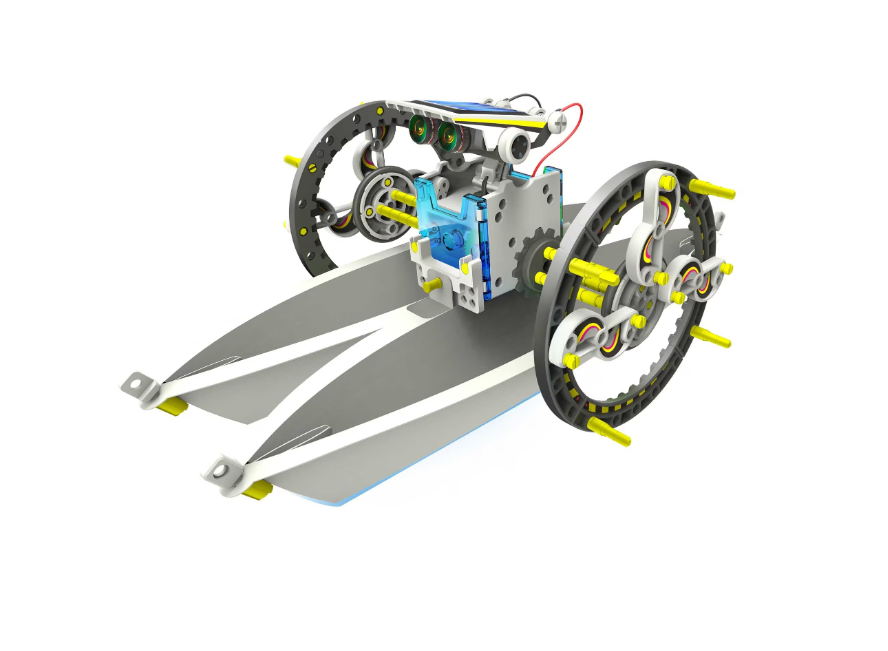 Set construcție STEM 14 in 1 cu alimentare solara - roboti educativi, 8 ani+ - imagine 8