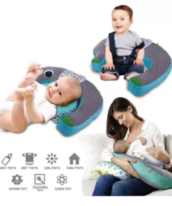 Alternative view of Perna multifunctionala 5 în 1 pentru bebelusi – Tummy time, Sprijin sezut și Alaptare, Elefanțel, 0 luni+