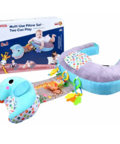 Perna multifunctionala 5 în 1 pentru bebelusi – Tummy time, Sprijin sezut și Alaptare, Elefanțel, 0 luni+